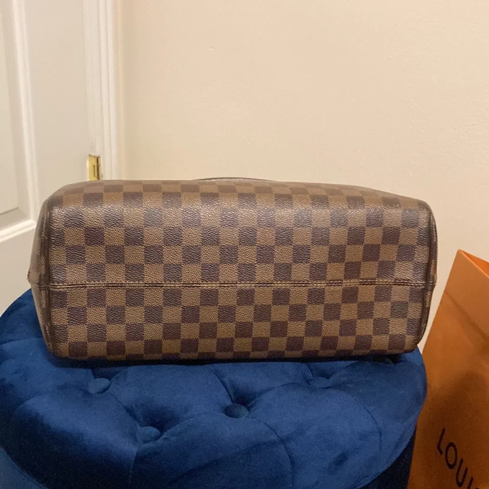 LOUIS VUITTON NOLITA DAMIER EBENE GM HAND BAG WITH DUST BAG